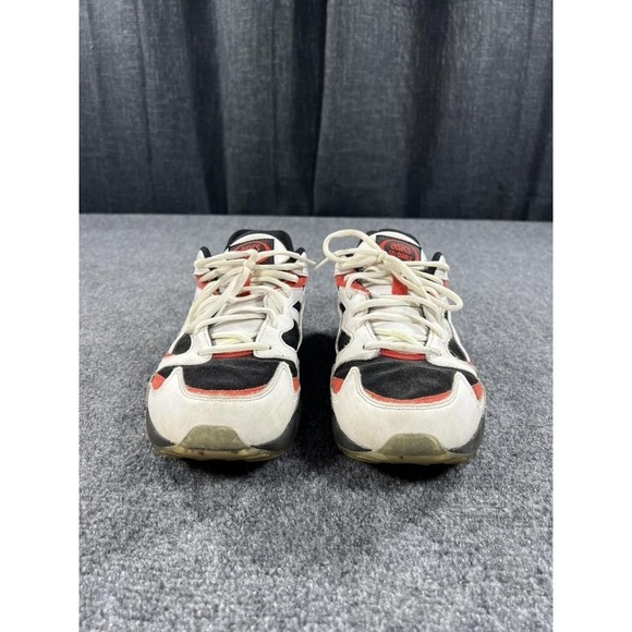 ASICS GEL Diablo Shoes Mens 11 White Black Red Leather Running Sneakers 1191A199 - Picture 10 of 13